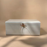 Galvanised Steel Trunk Almond Milk Color