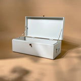 Galvanised Steel Trunk White color