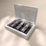Cash Arrangement With White Marble Box Small Lavender
