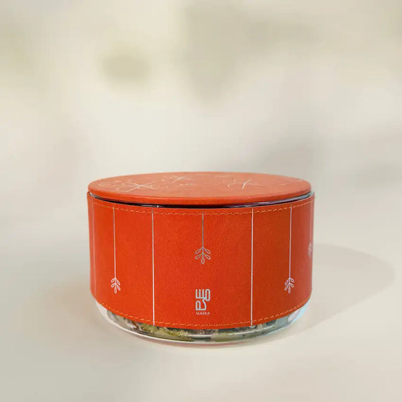 Daniya Glass Bowl with Filling Orange - Maska / Gifting Redefined
