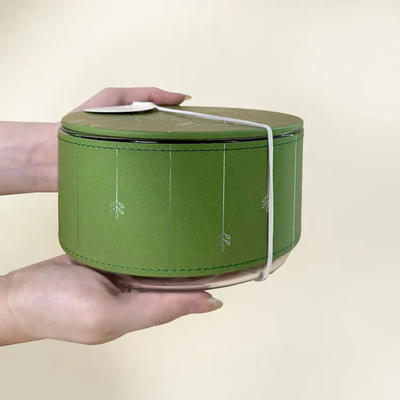 Daniya Glass Bowl with Filling Green - Maska / Gifting Redefined