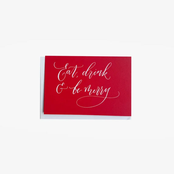 Greetings Card Eat Drink & Be Marry - Maska / Gifting Redefined