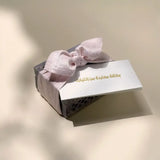 Cash Arrangement With Carved Stone Violet Box mini-Pastel pink - Maska / Gifting Redefined