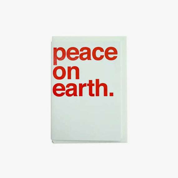 Greetings Card Peace on Earth - Maska / Gifting Redefined