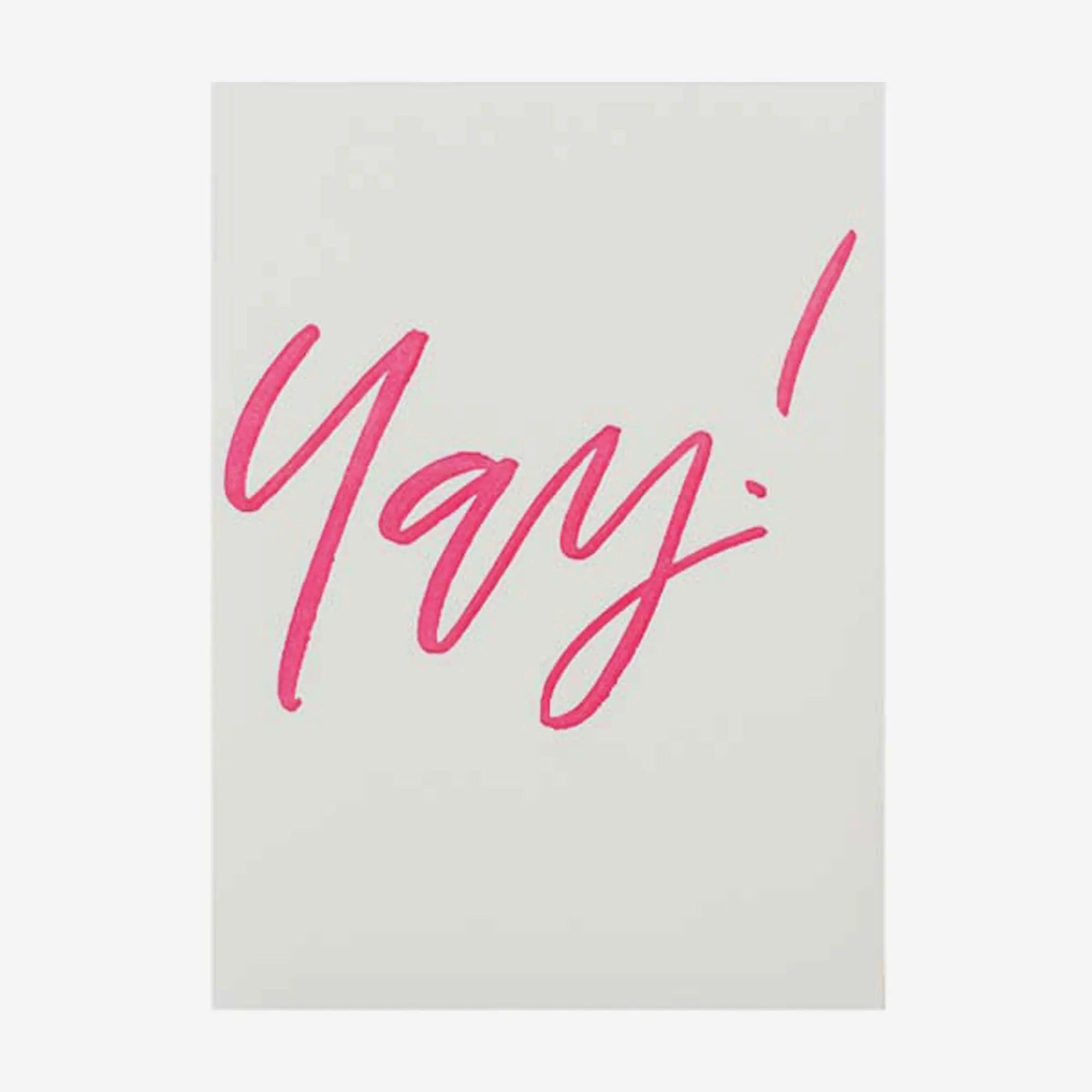 Gifting Card Bru/YAY (Neon Color) - Maska / Gifting Redefined