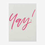 Gifting Card Bru/YAY (Neon Color) - Maska / Gifting Redefined