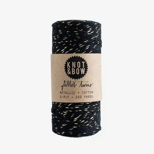 Glitter Twine (Gold/Black) - Maska / Gifting Redefined