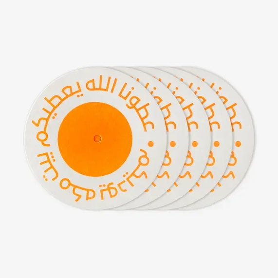 Lantern Tag Orange Set of 5 - Maska / Gifting Redefined