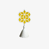 Islamic Pattern Acrylic Trinket Yellow Color - Maska / Gifting Redefined