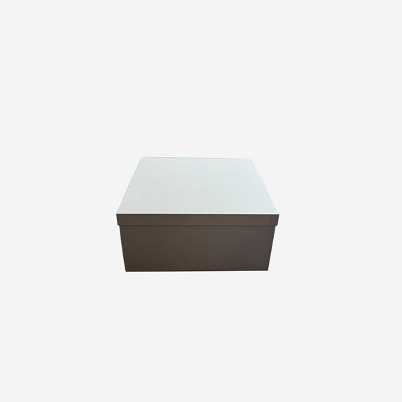 Corrugated Box Square Grey - Maska / Gifting Redefined