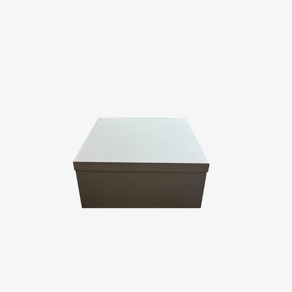 Corrugated Box Square Grey - Maska / Gifting Redefined