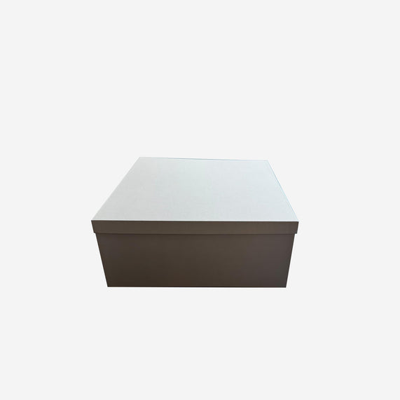 Corrugated Box Square Grey - Maska / Gifting Redefined