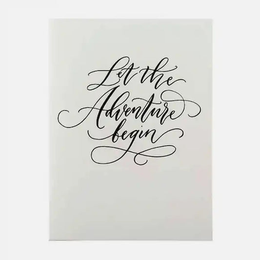 Gifting Card Let the Adventure Begin - Maska / Gifting Redefined