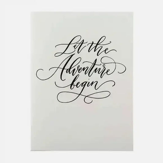 Gifting Card Let the Adventure Begin - Maska / Gifting Redefined