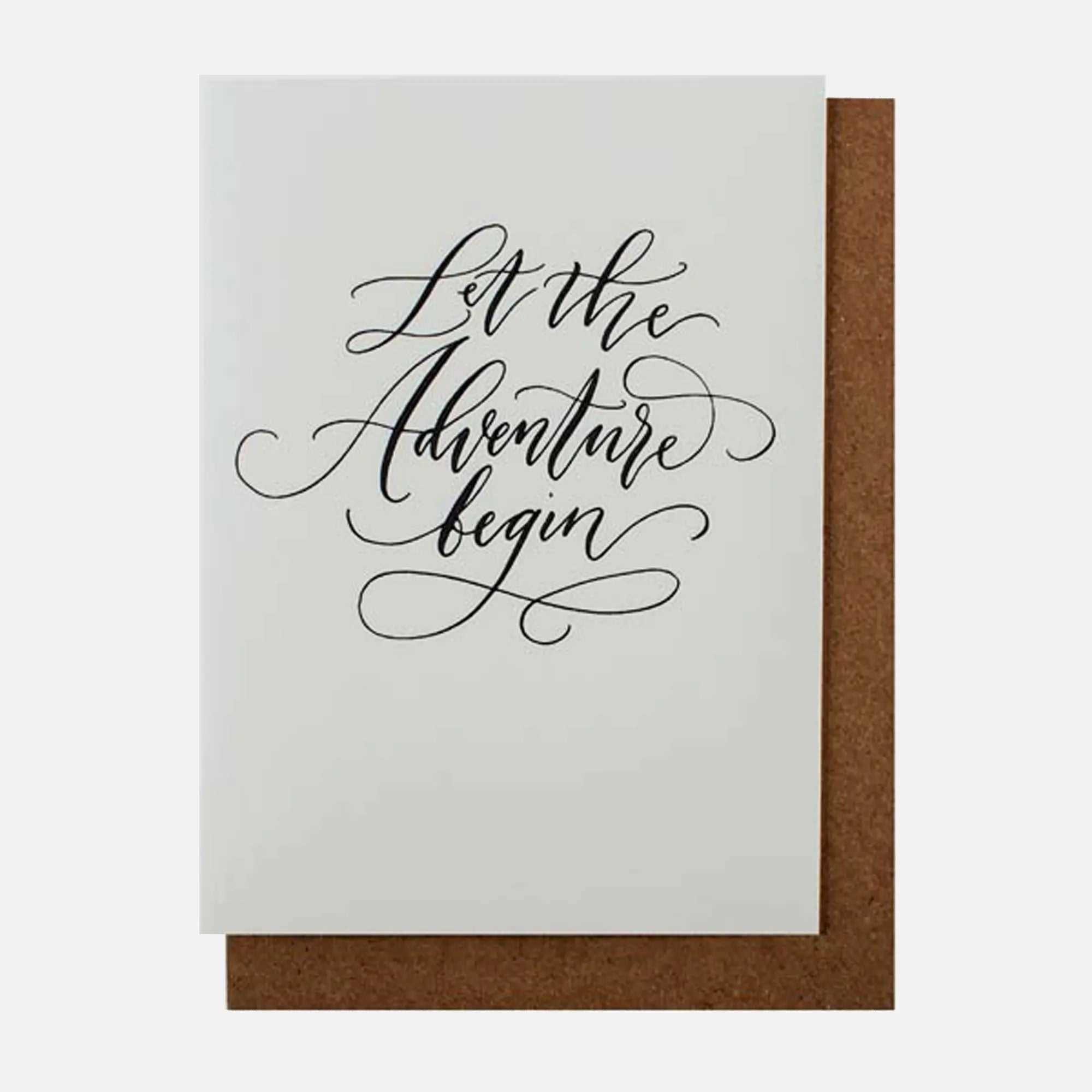 Gifting Card Let the Adventure Begin - Maska / Gifting Redefined