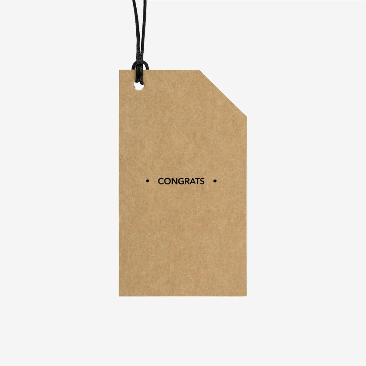 Gifting Card Kraft Tag Congrats - Maska / Gifting Redefined