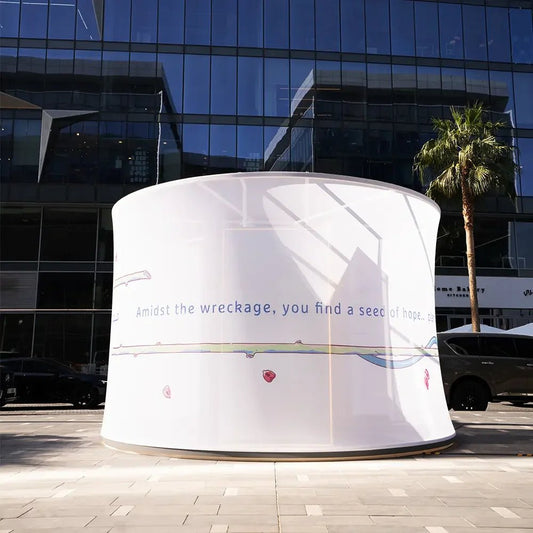 Discover "The Resilient Blooms" at Dubai Design Week 2024 by MASKA X Mariam Abbas. - Maska / Gifting Redefined