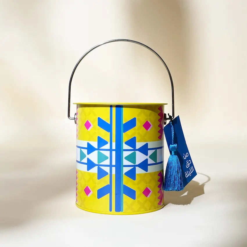 علبة السدو لون اصفر