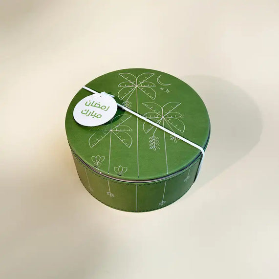 Daniya Glass Bowl with Filling Green - Maska / Gifting Redefined