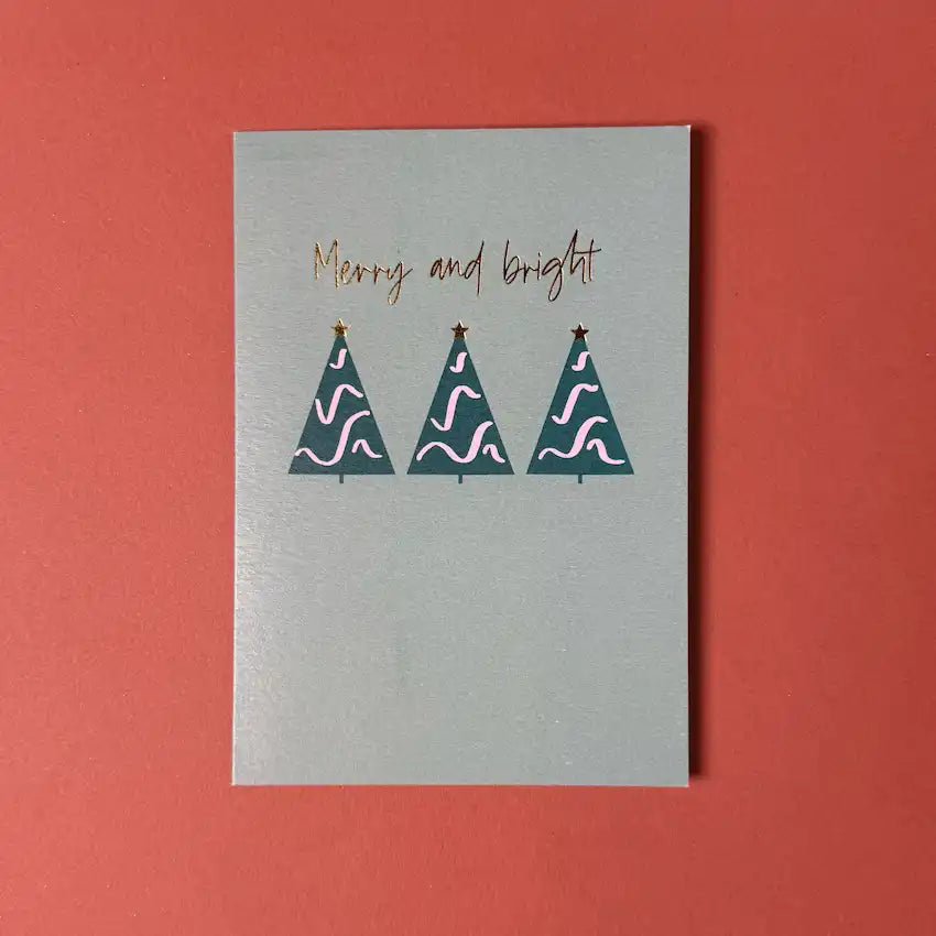 Greeting Card Merry & Bright