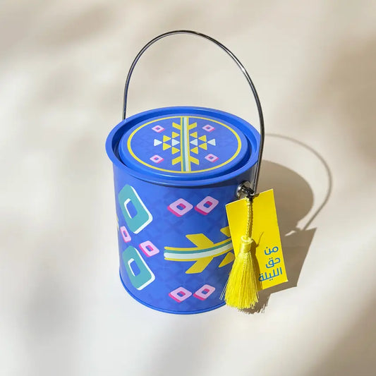 علبة السدو لون ازرق