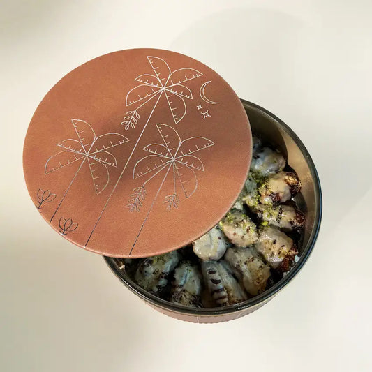 Daniya Glass Bowl with Filling Brown - Maska / Gifting Redefined
