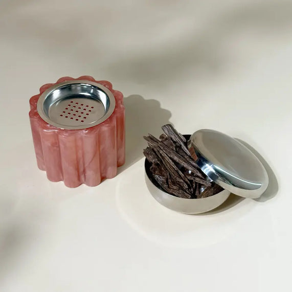 Mubkhar  Set By L' AFSHAR - Pink - Maska / Gifting Redefined