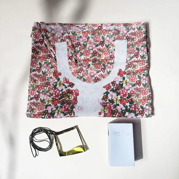 Mukhawar set Red Color - Maska / Gifting Redefined
