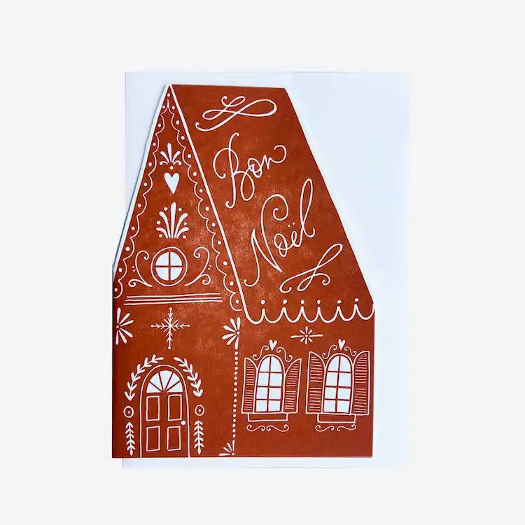 Gifting Card Ginger Bread House - Red - Maska / Gifting Redefined