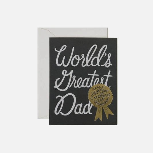 Gifting Card World's Greatest Dad - Maska / Gifting Redefined