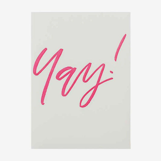 Gifting Card Bru/YAY (Neon Color) - Maska / Gifting Redefined