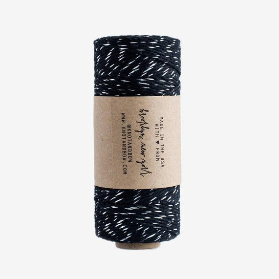 Glitter Twine (Silver/Black) - Maska / Gifting Redefined