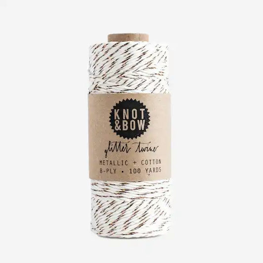 Glitter Twine (Copper/Natural) - Maska / Gifting Redefined