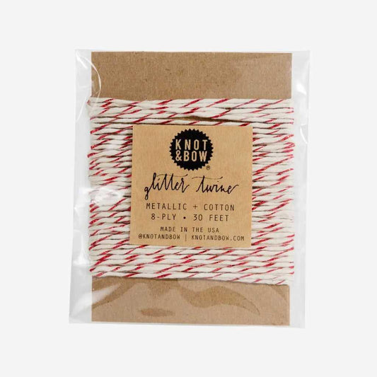 Twine Card (Red/Natural) - Maska / Gifting Redefined