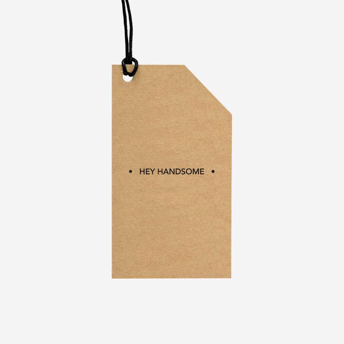 Gifting Card Kraft Tag Hey Handsome - Maska / Gifting Redefined