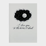 Gifting Card I Love You To The Moon and Back - Maska / Gifting Redefined