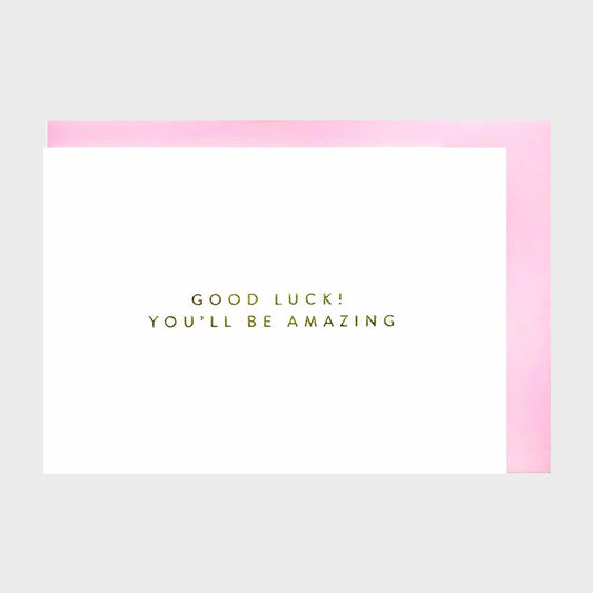 Gifting Card Good Luck! You'll Be Amazing - Maska / Gifting Redefined