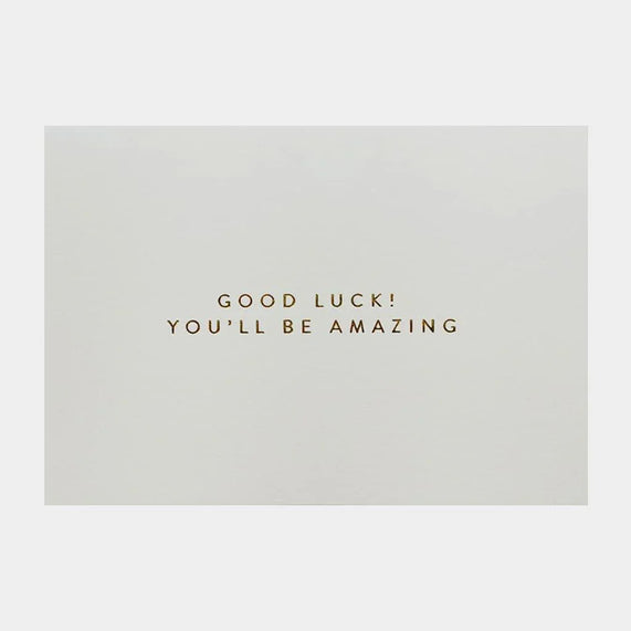 Gifting Card Good Luck! You'll Be Amazing - Maska / Gifting Redefined