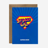 Gifting Card Super Mom (Blue) - Maska / Gifting Redefined