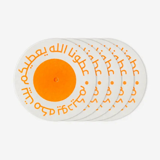Lantern Tag Orange Set of 5 - Maska / Gifting Redefined