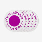 Lantern Tag Purple Set of 5