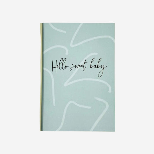 Greeting Card Hello Sweet Baby