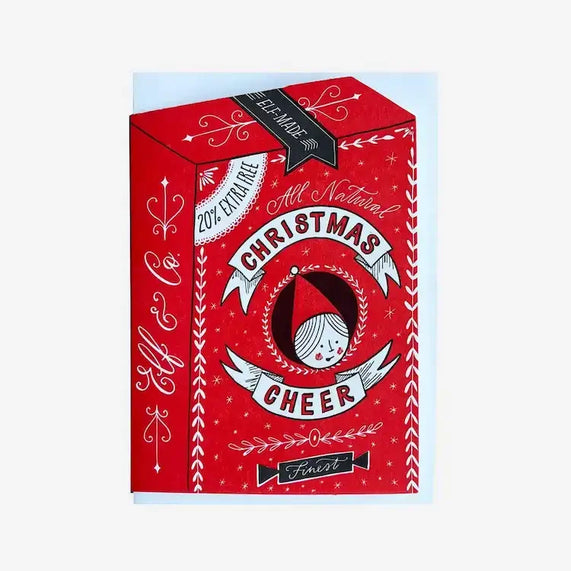 Gifting Card Christmas Cheer - Red - Maska / Gifting Redefined