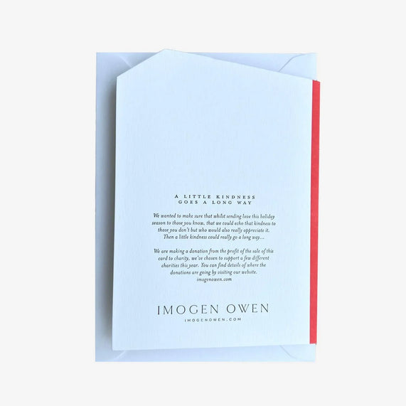 Gifting Card Christmas Cheer - Red - Maska / Gifting Redefined