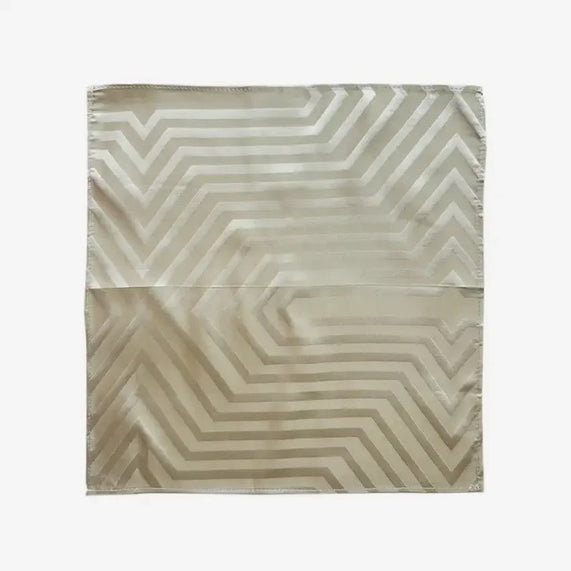 Jacquered Stripe Design Sand - Maska / Gifting Redefined