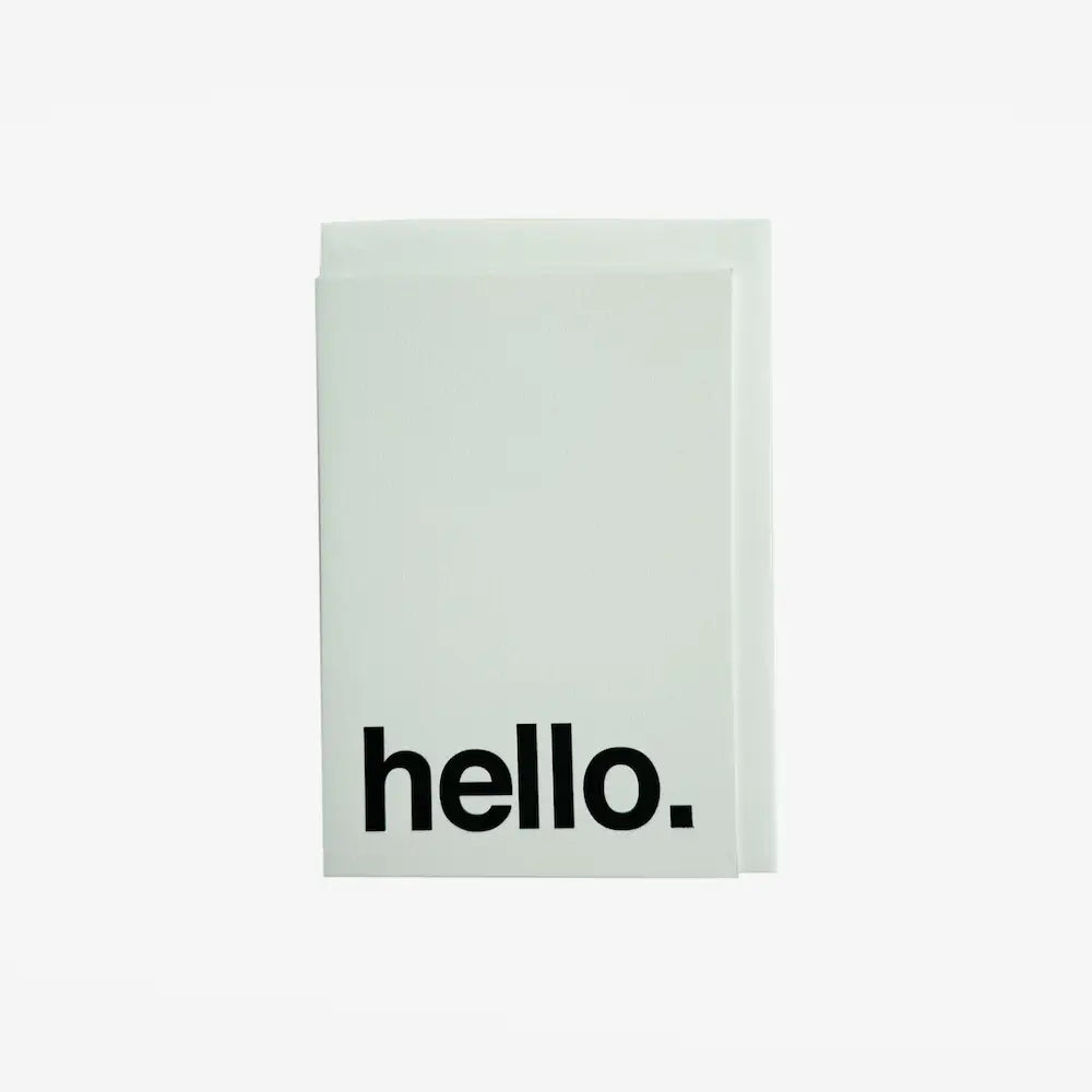 Greetings Card Hello