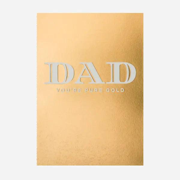 Gifting Card Dad You're a Pure Gold - Maska / Gifting Redefined