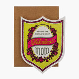 Gifting Card Fabulous Mom Badge - Maska / Gifting Redefined