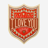 Gifting Card I Love You Badge (White) - Maska / Gifting Redefined