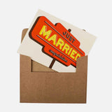 Gifting Card Just Married Congratulations - Maska / Gifting Redefined